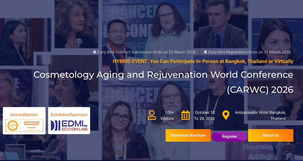 Cosmetology Aging & Rejuvenation World Conference (CARWC 2026)